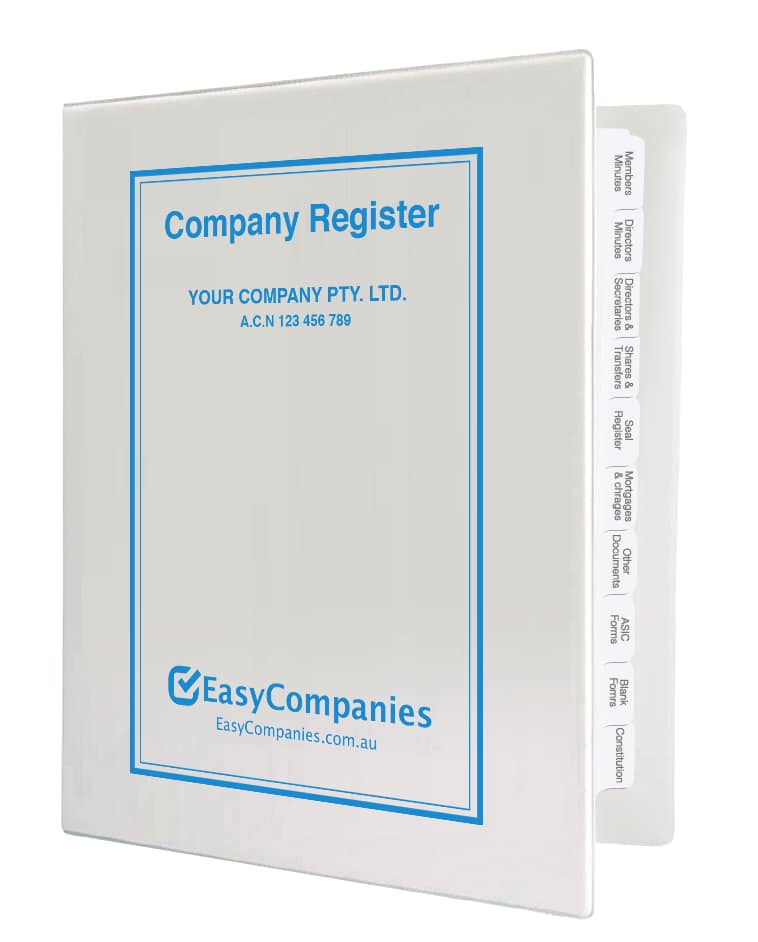 Company Binder Printing EasyCompanies
